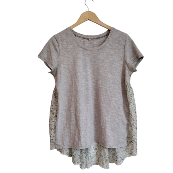 BABYDOLL Mod-O-Doc Mini Dress Sheer Back Floral Contrast Boho Festival Tunic - Picture 3 of 10